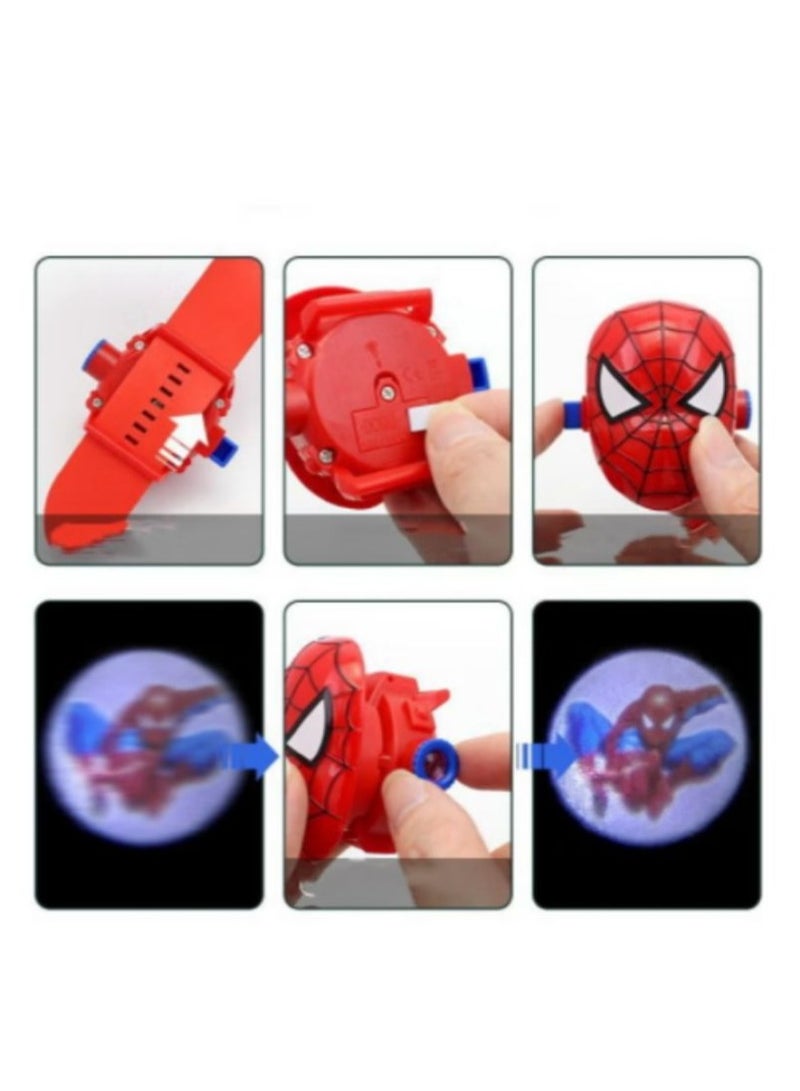 Spider Man Projection Watch Light Up Toy Gift for Children - Image 4
