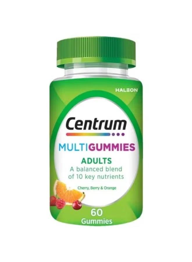 Multivitamin Centrum brand multivitamin gummy dietary supplement, specially formulated for adults - Image 1
