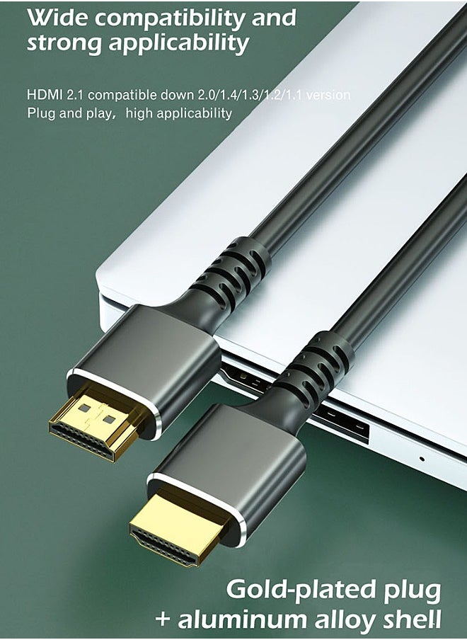 Mi VAZA - HDMI 2.1 Cable - 8K and 4K - Ultra High Speed HDMI Cord - Suitable for Computer Monitors, Projectors, TV, PS5, Xbox, Switch - Image 1