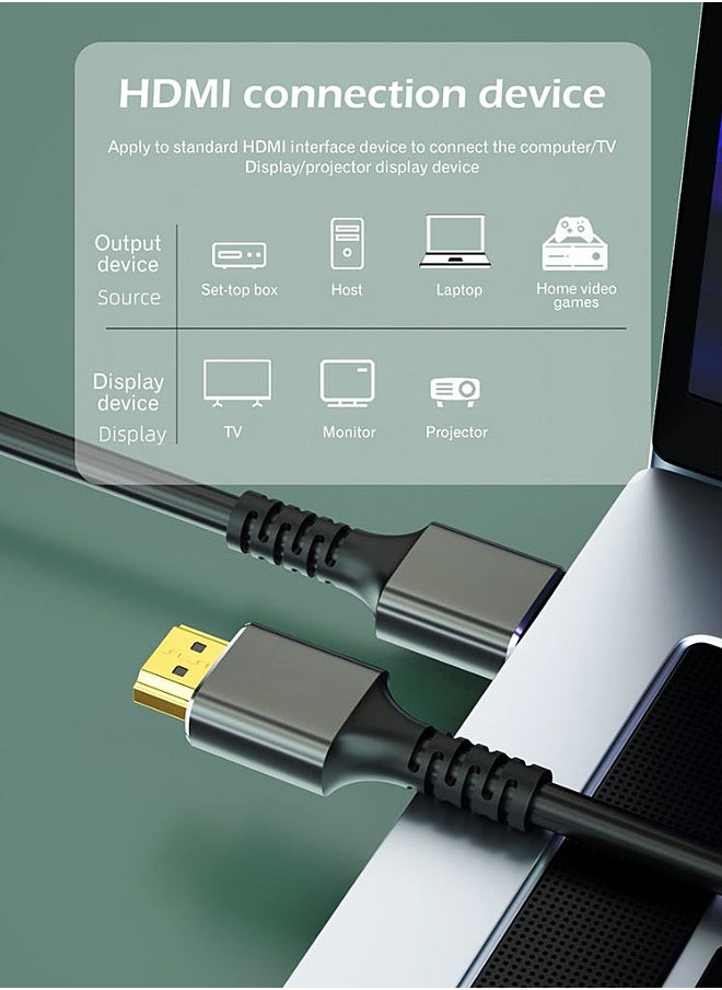 Mi VAZA - HDMI 2.1 Cable - 8K and 4K - Ultra High Speed HDMI Cord - Suitable for Computer Monitors, Projectors, TV, PS5, Xbox, Switch - Image 1