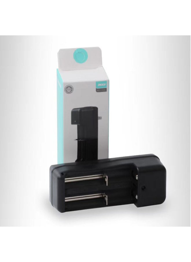 Generic 18650 Lithium Battery Charger 3600/4800 Mah3.7v Strong Light Flashlight Singing Machine Rechargeable Battery Wholesale-Color:4800 MA 2 Batteries Cardboard Packaging  - Image 4