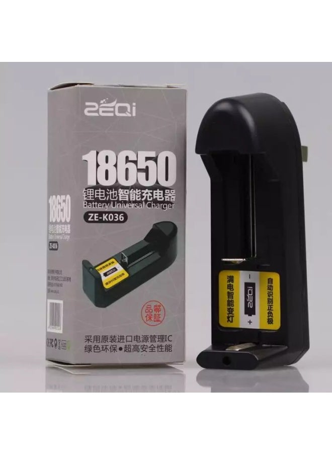 Generic 18650 Lithium Battery Charger 3600/4800 Mah3.7v Strong Light Flashlight Singing Machine Rechargeable Battery Wholesale-Color:4800 MA 2 Batteries Cardboard Packaging  - Image 3