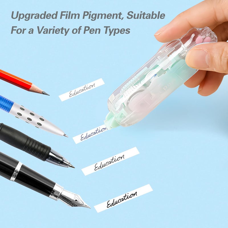 PANDENNER Correction Tape, Mini Retractable Correction Tape Pen, with Aesthetic Cute Cat Paw Applicator,for Back To School Office Supplies. - Image 4