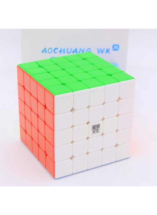 Zain Bukefuno MoYu AoChuang WR M 5x5 Magic Cube Magnetic Moyu AoChuang WRM Puzzle 5x5x5 Magic Stickerless Cube Speed - Image 1