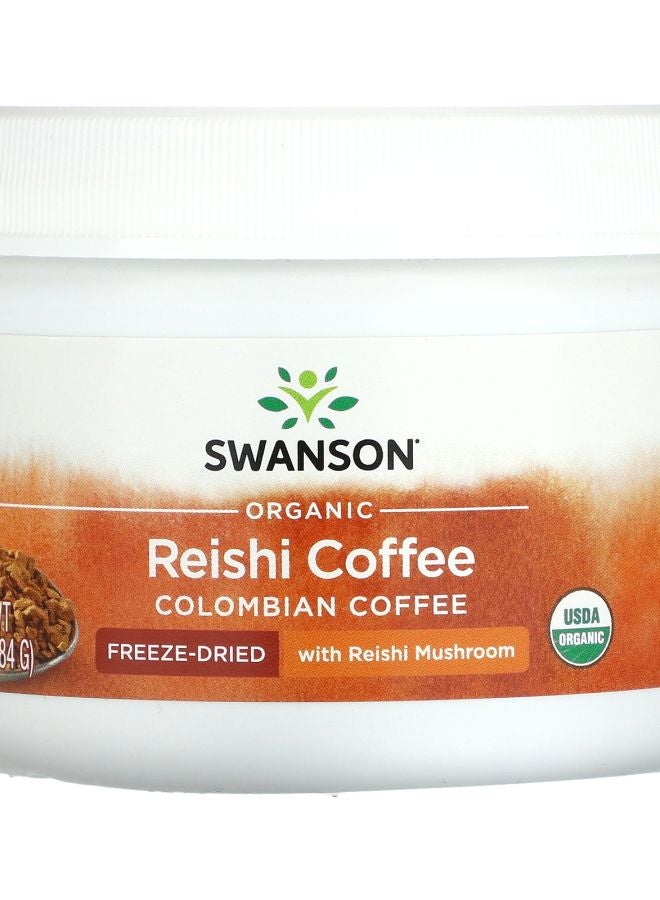 SWANSON Organic Reishi Coffee Colombian 3 oz (84 g)