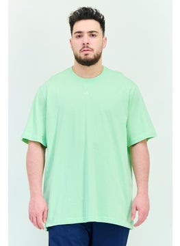 Adidas Men Sportswear Fit Short Sleeves Outdoor T-Shirt, Mint  - Image 1