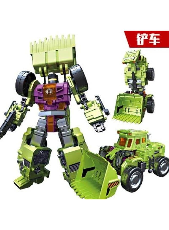 Deformation Oversize Toys Robot Devastator TF Engineering Combiner 6 in 1 Action Figure Car Truck Model(Green Version) - Image 2