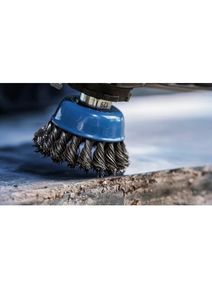 BOSCH Bosch 1608614011 100 mm Crimped Wire Cup Brush – M14 – Heavy-Duty Metal Cleaning & Surface Preparation  - Image 3