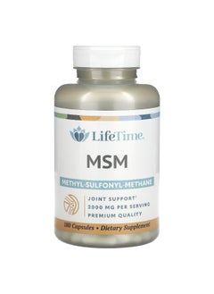 LifeTime Vitamins, MSM, 2,000 mg, 180 Capsules (1,000 mg per Capsule)