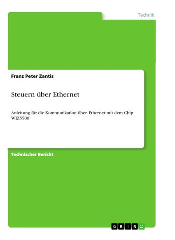 Steuern über Ethernet: Anleitung für die Kommunikation über Ethernet mit dem Chip WIZ5500 - pzsku/Z97634B21FA170060C3B4Z/45/1749035578/42f52535-b8d0-4f44-b2f6-d62810696f21