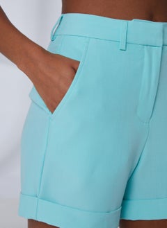 JJXX Normal Waist Normal Turquoise Women's Shorts 12213192  - Image 5