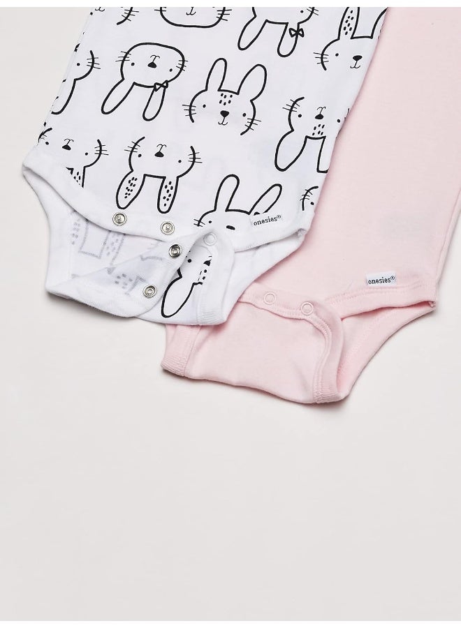 Gerber Gerber Baby Girls' Bodysuits - 8 Pack  - Image 5