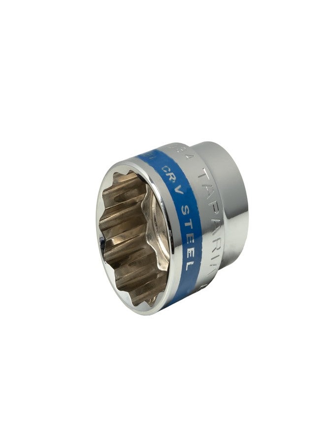 Taparia 1/2" Square Drive Socket (34 mm)- 12 Point or Bi Hex sockets for std Nuts and Bolts Compatible W/Ratchets, L Handles, Wrenches, Power Tools-Automotive & Mechanical work-DIY - Image 4