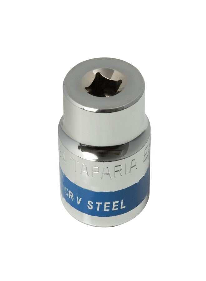 Taparia 1/2" Square Drive Socket (34 mm)- 12 Point or Bi Hex sockets for std Nuts and Bolts Compatible W/Ratchets, L Handles, Wrenches, Power Tools-Automotive & Mechanical work-DIY - Image 1