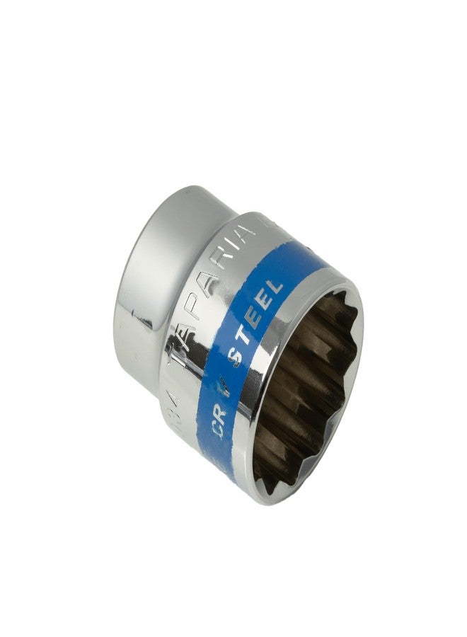 Taparia 1/2" Square Drive Socket (34 mm)- 12 Point or Bi Hex sockets for std Nuts and Bolts Compatible W/Ratchets, L Handles, Wrenches, Power Tools-Automotive & Mechanical work-DIY - Image 3
