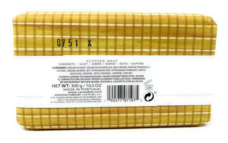 Castelbel Honey Scented Luxury Soap 105 Ounces - Image 2
