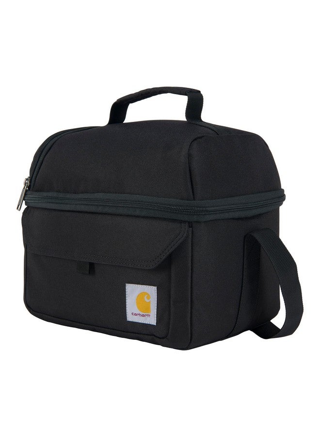 carhartt Carhartt 12 Can Two Compartment Lunch Box | Durable, Fully-Insulated Lunch Bag for Women & Men, Large Lunchbox (Black)  - Image 1