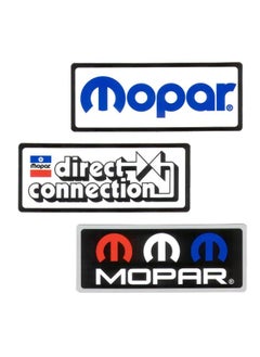 Mopar Vinyl Stickers Inch Direct Connection Inch  Rwb Logo Inch 2002 Current Logo Inch 3 Piece Sticker Set 