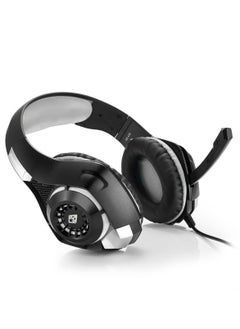 Cosmic Byte GS410 Wired Gaming Headset Over Ear Headphones with Noise Cancelling Mic Compatible with PS5, PS4, Xbox One, PC, Mac, Computer, Laptop (Black)  - Image 2