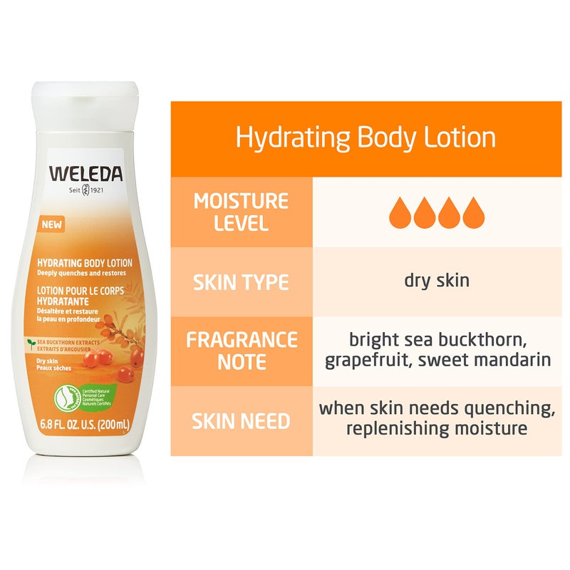 Weleda Hydrating Sea Buckthorn Body Lotion, 6.8 Fluid Ounces (Pack Of 1) - Image 4