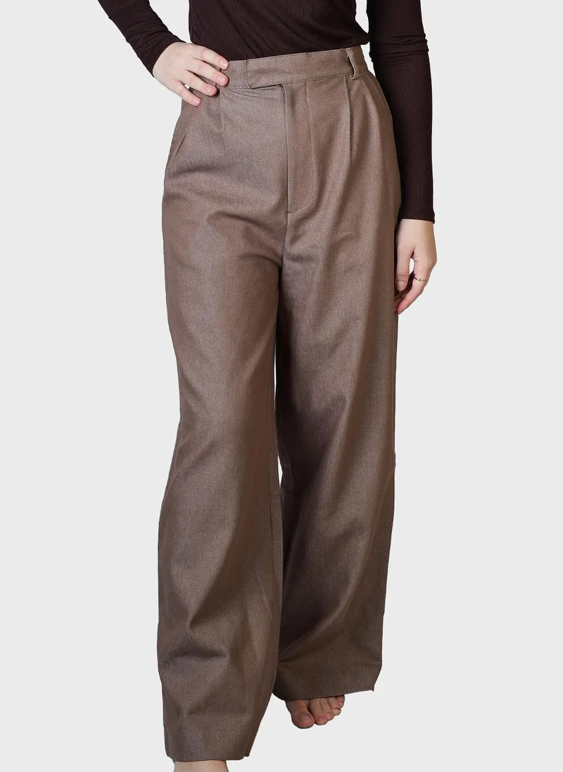 Jimmy Le Bond High Waist Wide Leg Jeans Pants