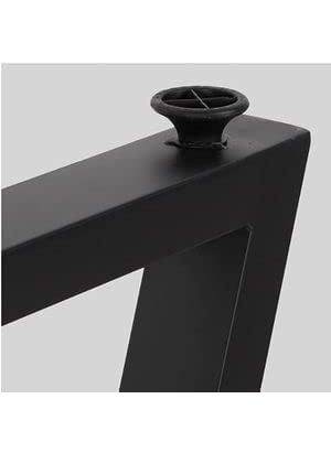 AVVIC MART AVVIC MART Metal Legs for Table 28 inch H x 18 inch W DIY Desk Legs Computer Steel Furniture Legs Bench Table Legs Office Metal Legs Industrial Coffee Legs Pack of 2 2006 Z  - Image 4