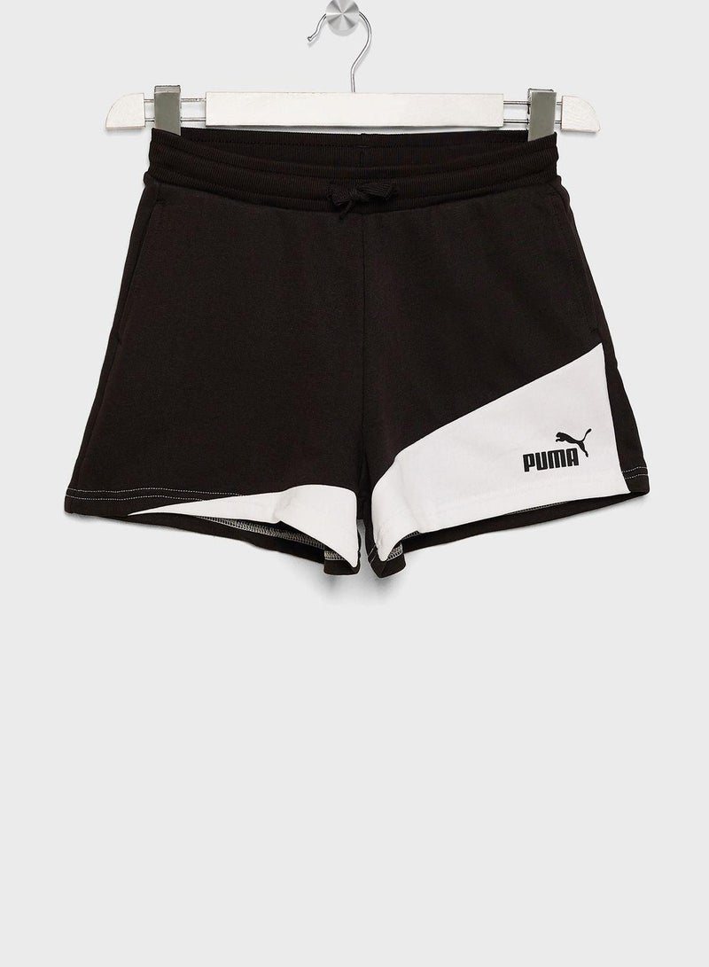 PUMA Kids Power Colorblock Shorts - Image 1