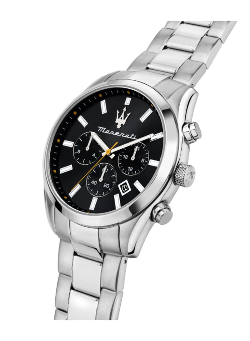 Maserati Men's Black Sunray Dial Stainless Steel Watch - 43 MM - R8853151010 - Image 5