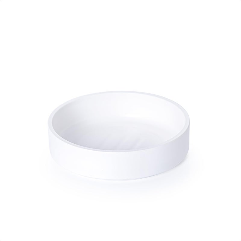 Phoenix Vine 6 Inch Plastic Plant Saucer Water Drip Tray, Heavy Sturdy Round Plant Drainage Tray for Indoors Outdoor, Matte White, 21-TY-6W-1 - Image 1