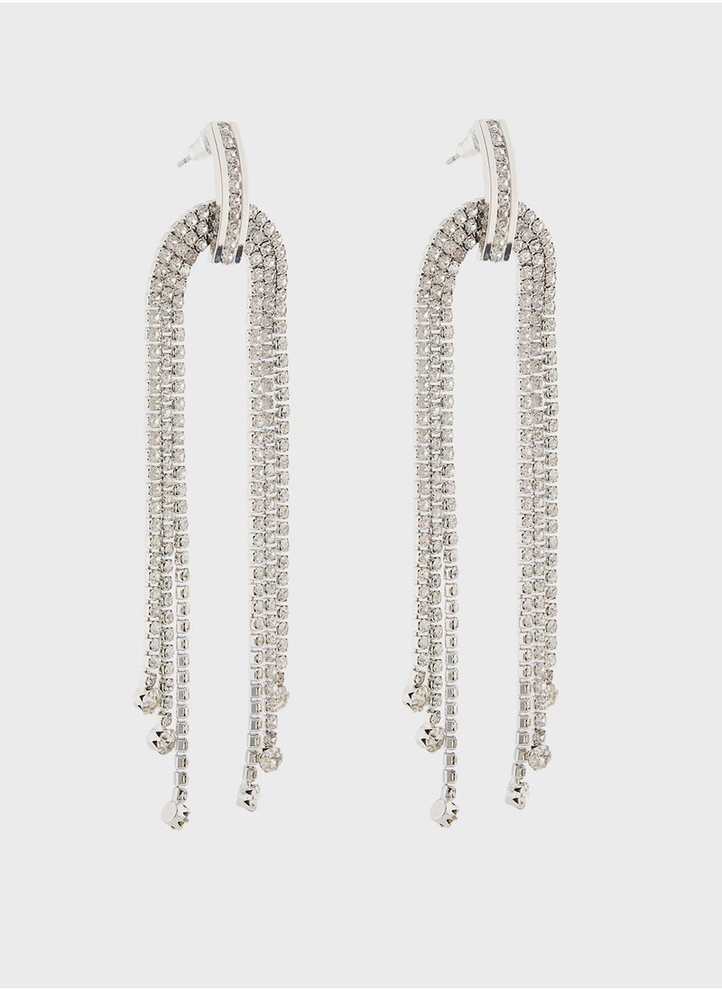 Ella Limited Edition - Diamante Drop Earrings - Image 1