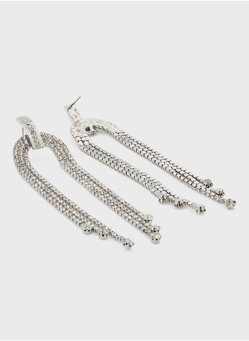 Ella Limited Edition - Diamante Drop Earrings - Image 1