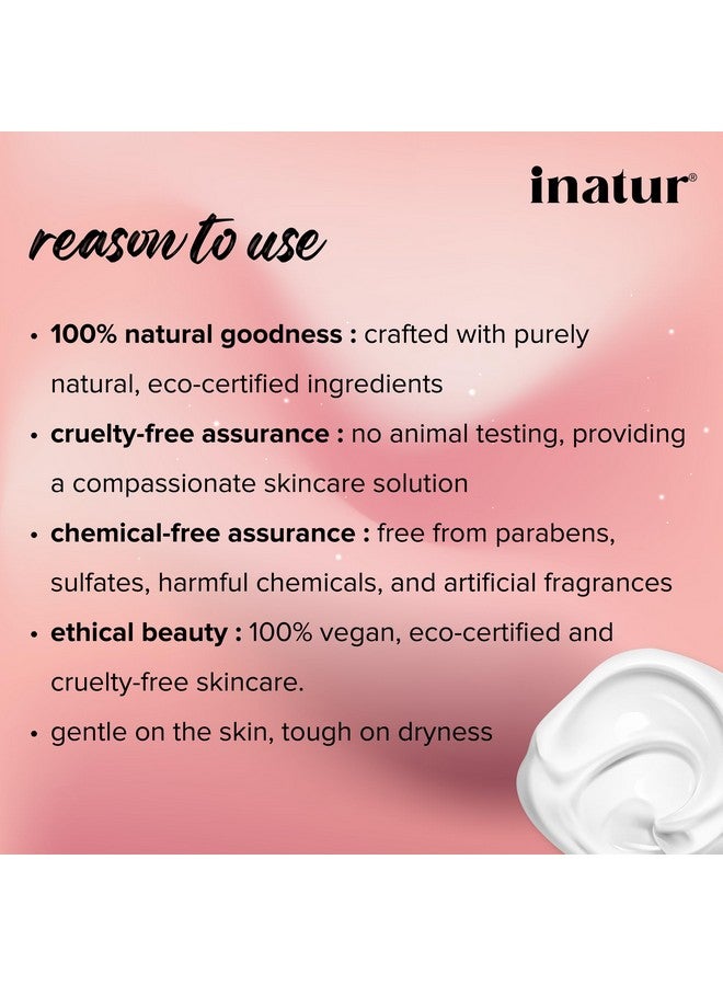 إناتور لوشن الورد و إبرة الراعي لوشن ترطيب مكثف طبيعي خفيف الوزن للوجه والجسم لجميع أنواع البشرة 200 جرام - Image 4