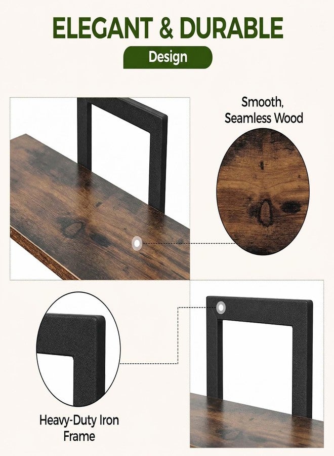 Bamworld Wall Planters for Indoor Plants Window Plant Shelves Vertical Plant Holder Wall Decor Plant Stand Indoor Floating Shelves for Plant Hangers for Living Room Bedroom Bathroom - Image 5