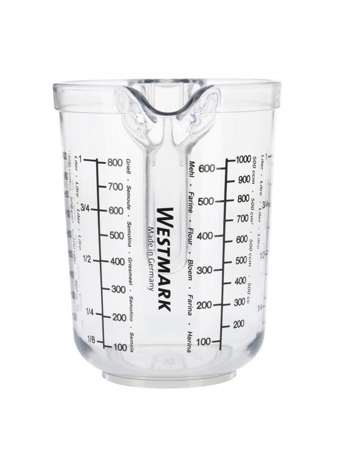 Westmark - Westmark Germany 'Gerda' Measuring Cup Clear Multi Measurement Tool for Baking, Cooking, Sugar, Flour (Clear) - Image 1