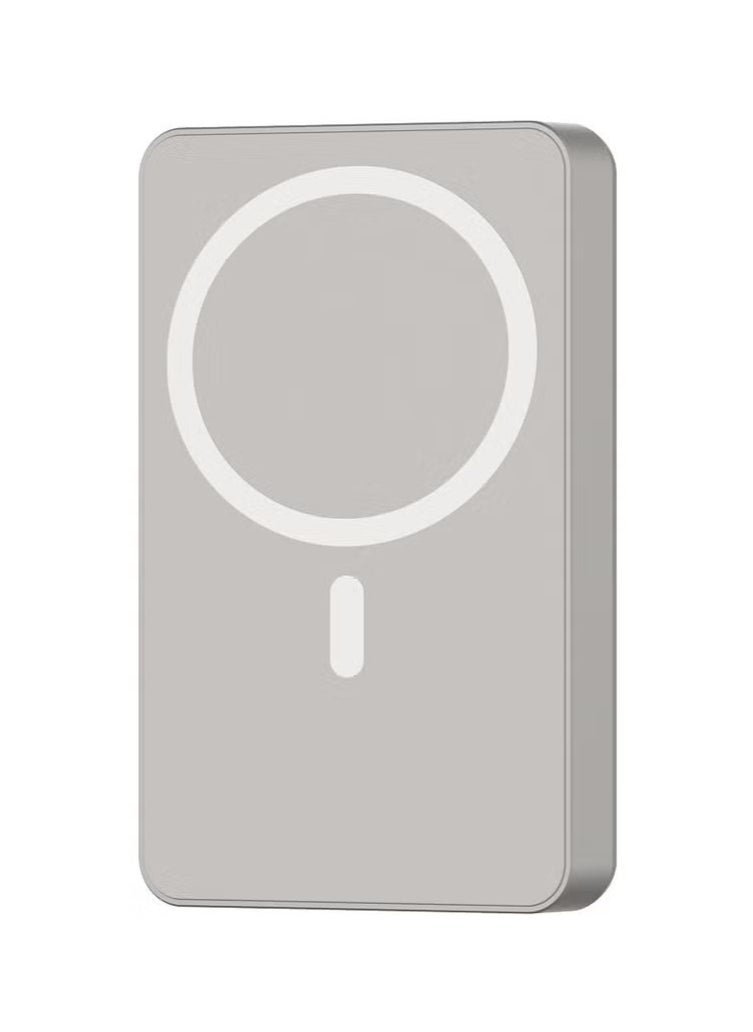 10000mAh MagSafe Power Bank 20W PD & 15W Wireless / Simultaneous Charging / Compact Design / USB-C Output & Input - Titanium