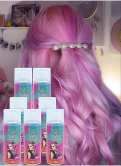 7 Pieces Hair Colour Spray Pink