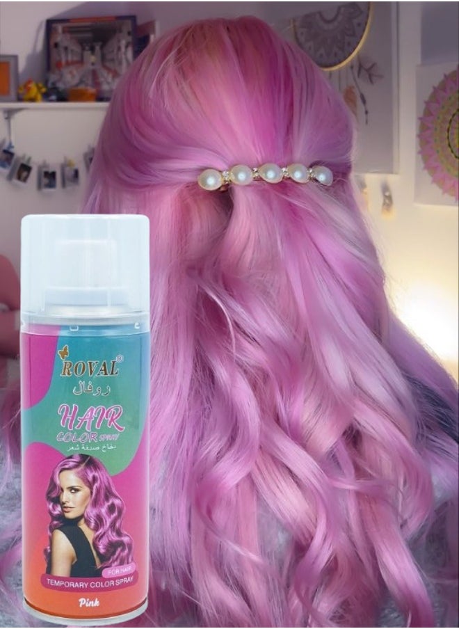 ROVAL - 7 Pieces Hair Colour Spray Pink - Image 1