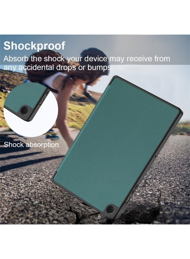 عام غطاء متوافق مع سامسونج جالاكسي تاب A11 8.7 بوصة 2025، غلاف ثلاثي الطي مغناطيسي فائق النحافة مع حامل قابل للتعديل وفتحة قلم. - Image 4