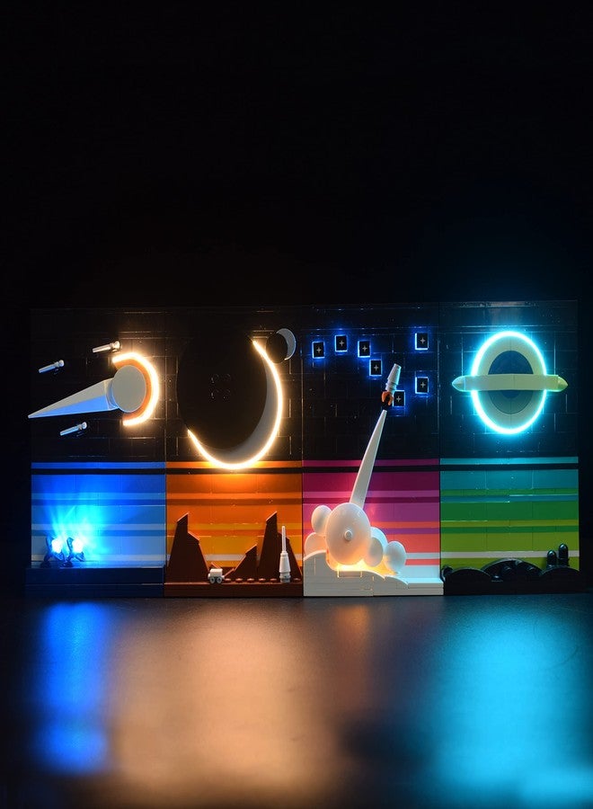 LightGo LED Lighting Kit Designed for Lego 21340 Tales of The Space Age Building Set - Not Include Model (Classic Version) - Image 1