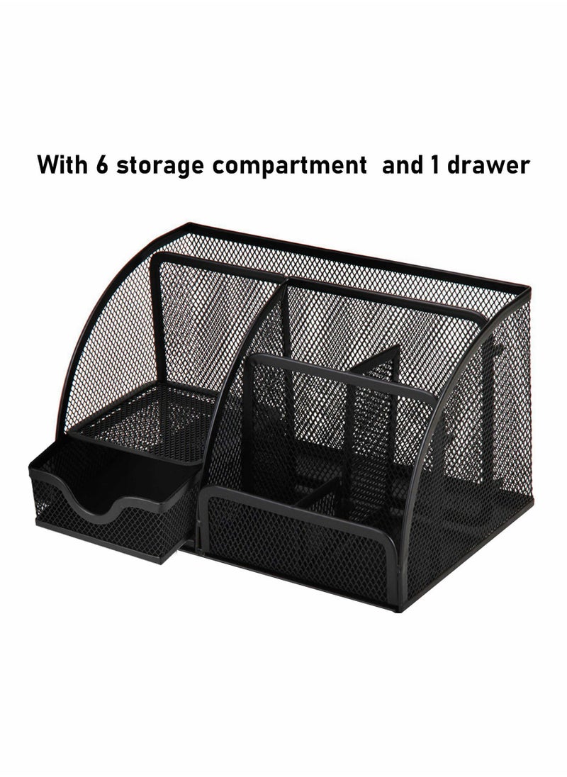 Mesh Desk Organizer for Office, Stylish and Functional Desktop Storage Solution