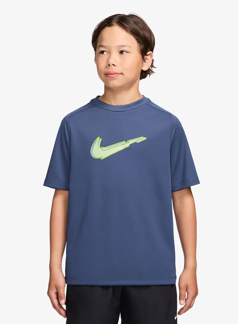 Nike Youth Dri-Fit Multi Bold Graphic Top
