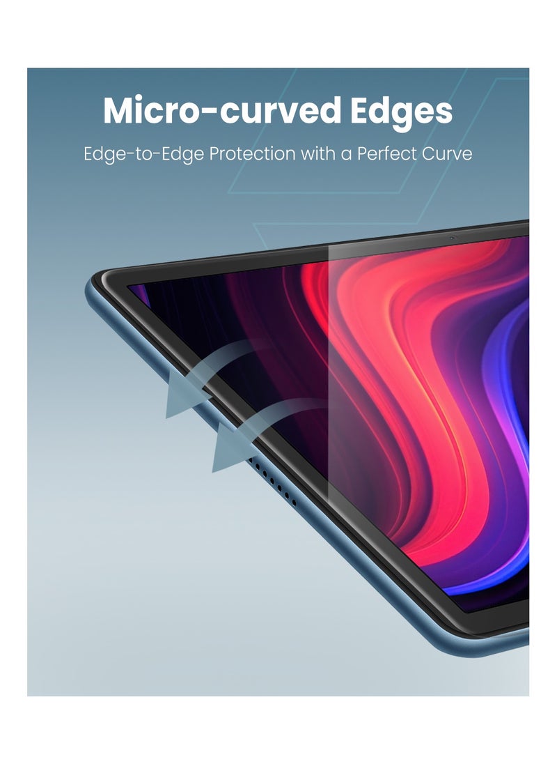 Moxedo Moxedo Ultra Shield Tempered Glass Screen Protector HD Clear 9H Hardness Micro Curved Edges with Installation Guide Compatible with Honor Pad X8  - Image 4