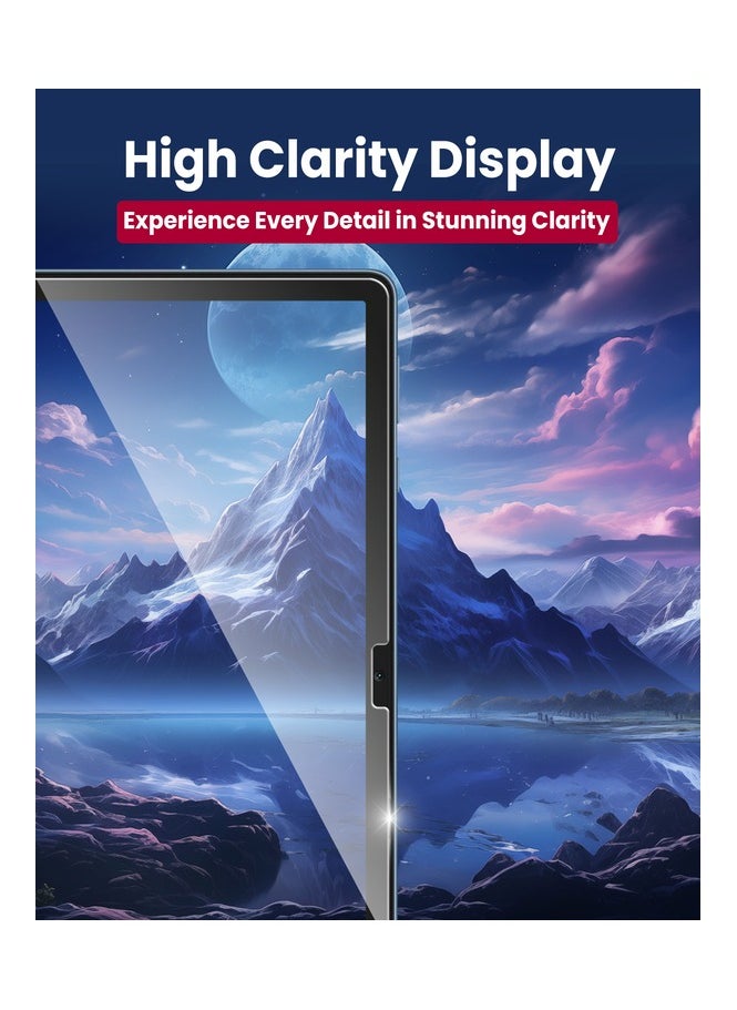 Moxedo Moxedo Ultra Shield Tempered Glass Screen Protector HD Clear 9H Hardness Micro Curved Edges with Installation Guide Compatible with Honor Pad X8  - Image 3
