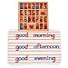 Kghios Montessori Wood Small Movable Alphabet with Box and Large Mat Preschool Spelling Learning Language Materials Toys Red Blue - Image 2