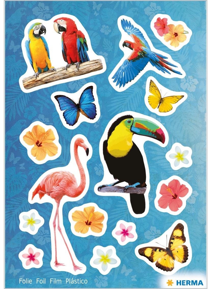 Herma Magic Label Foil Parrots  - Image 2