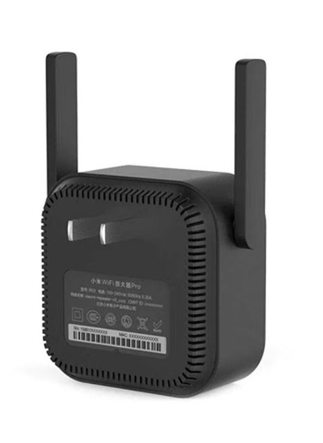 VIPMAX - Mi Wi-Fi Range Extender Pro Wifi Repeater Network Expander Up to 16 devices Connectivity Plug & Play Black - Image 1