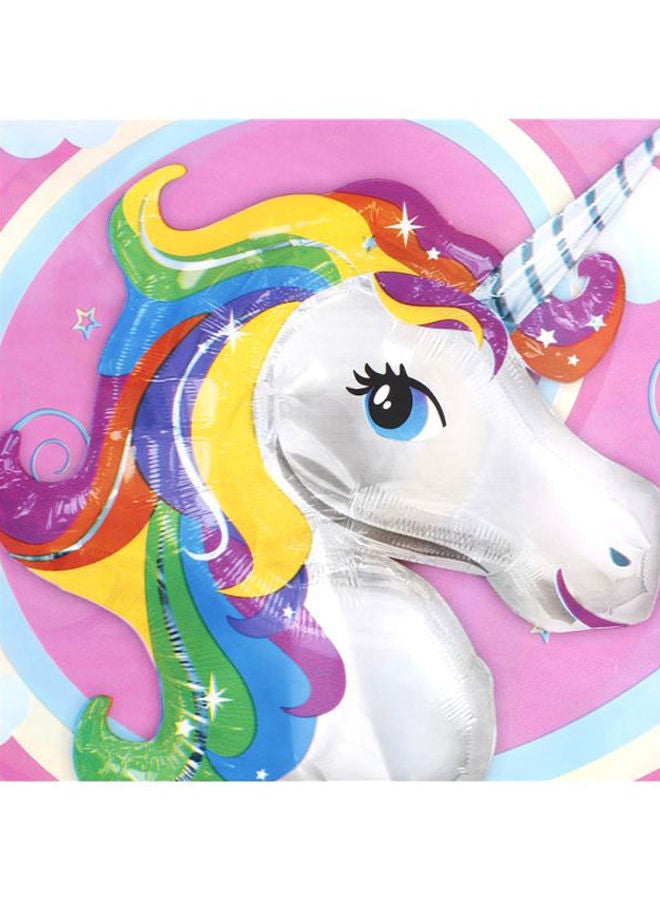 NIBEMINENT 10-Piece Unicorn Party Supplies Plate Napkin Set - Image 3