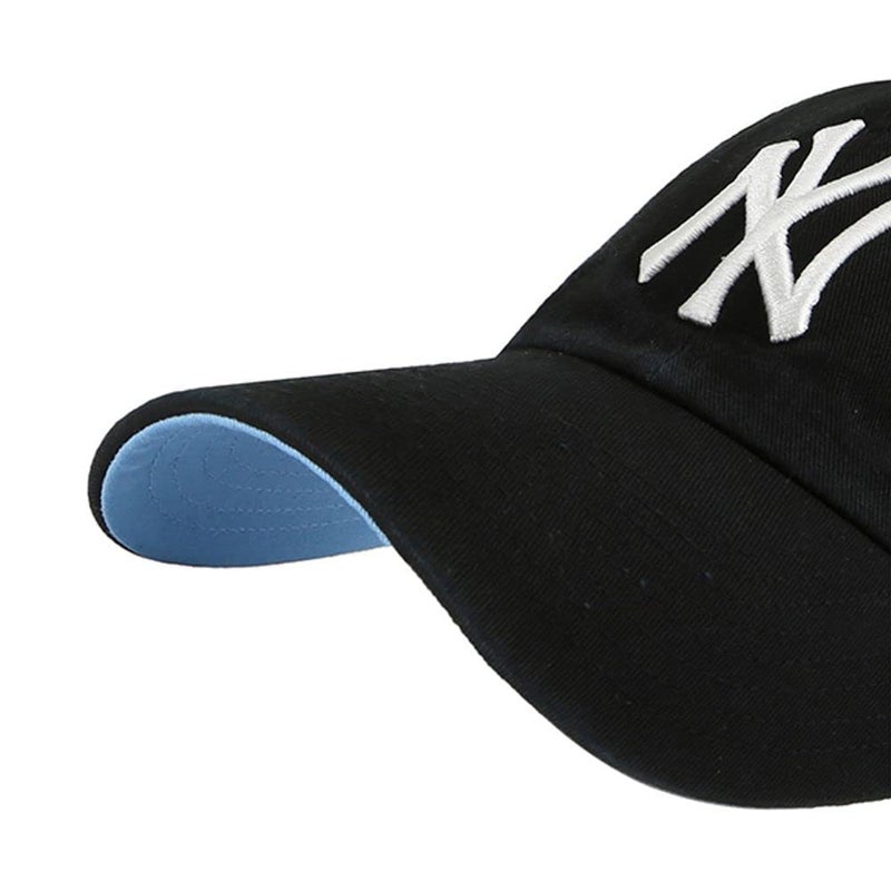 قبعة بيسبول '47 New York Yankees Ballpark Clean Up Dad Hat - مقاس واحد أسود/أزرق من الأسفل - Image 2