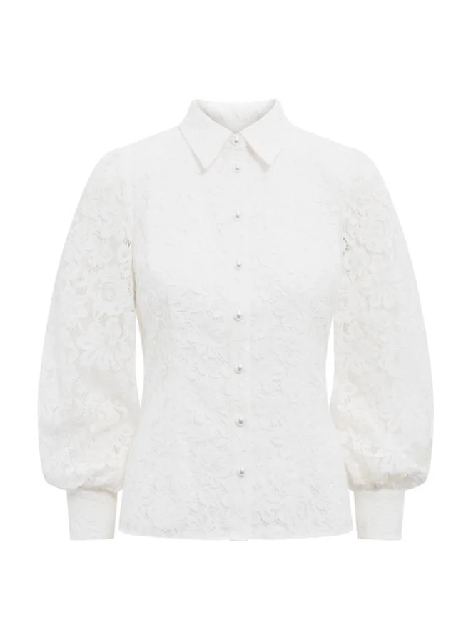 Forever New  Celine Lace Shirt for Women | Best Price UAE