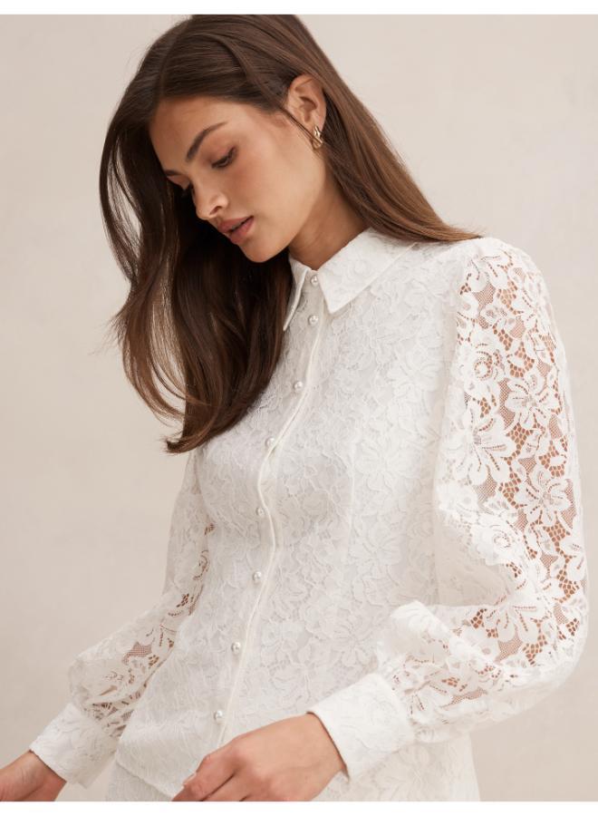 forever new Celine Lace Shirt - Image 4